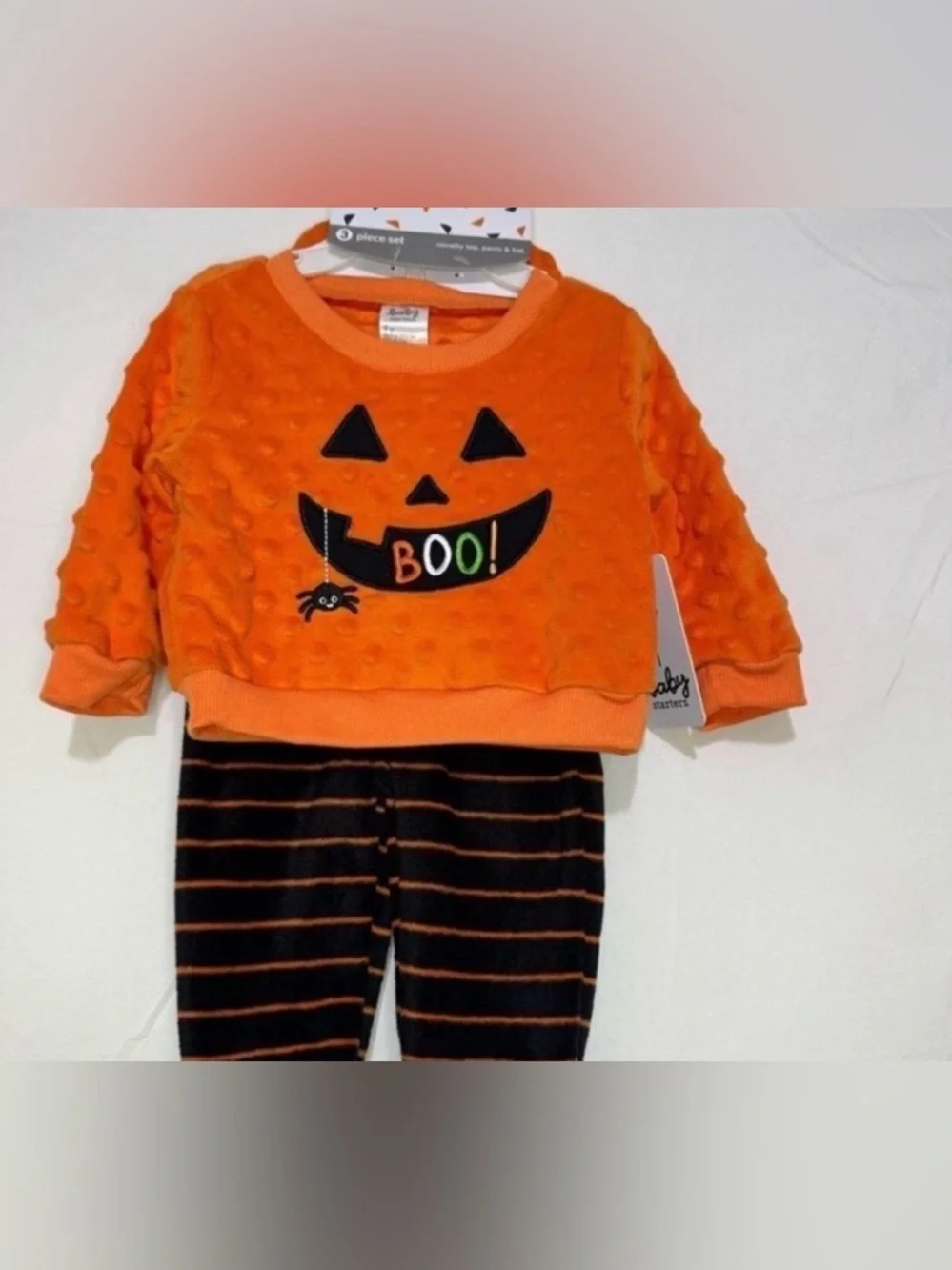 Baby Halloween three-piece set